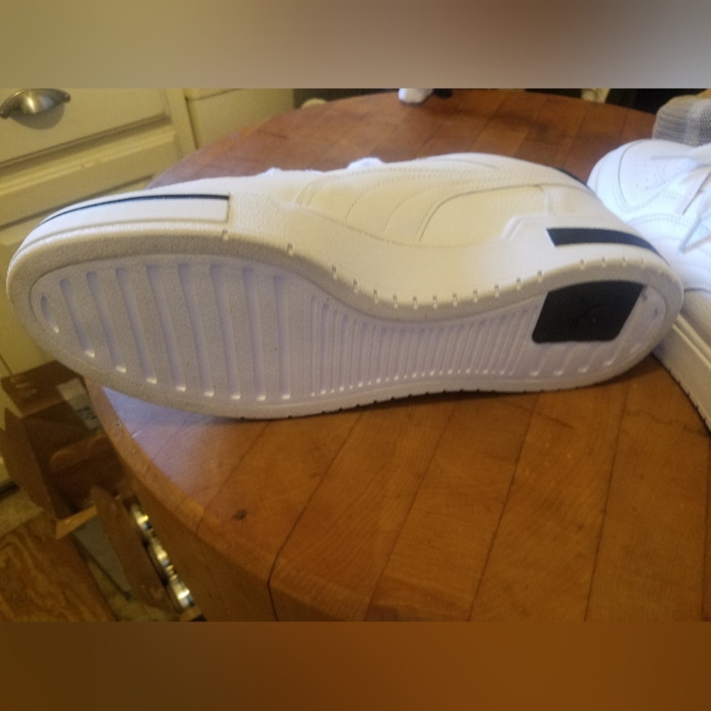 Puma White Black GV Special Athletic Shoes Sneakers Men's Size 12 - Picture 8 of 8